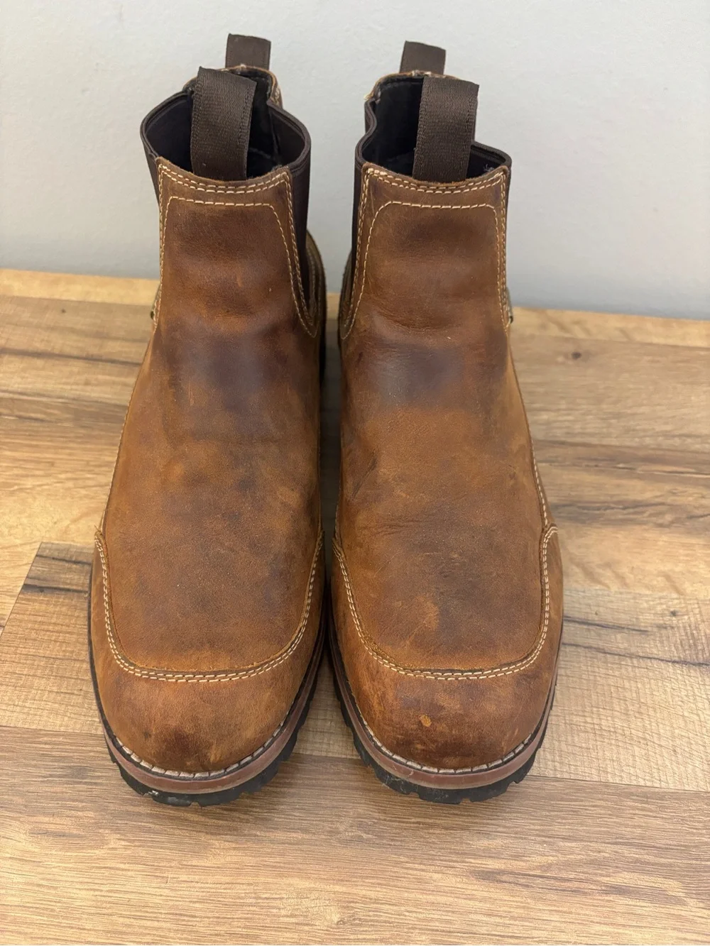 RedHead Series 61 Leather Romeo Chelsea Boots Brown Men’s